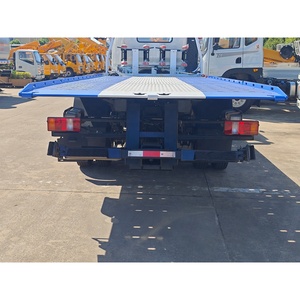 Nueva <span class=keywords><strong>plataforma</strong></span> de transporte de automóviles chinos usados Sinotruk 4x2 Euro 5 coches de remolque a la venta camión de remolque de cama plana diésel - Product Image 6