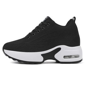 Chaussures de sport tendance pour femme, confortables et légères, blanches, rehaussantes, pour la marche et le quotidien, collection automne - Product Image 2