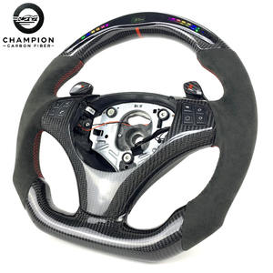 BMW E90 E91 E92 E93 için LED ekran karbon Fiber direksiyon E81 E82E87 E88 M3 M4 otomotiv parçaları 2009 2010 2011 2012 - Product Image 2