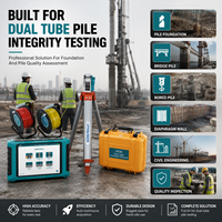 Detector Ultrasónico de Concreto de Alta Precisión GTJ U930 para Medir Profundidad, Ancho, Resistencia y Pruebas de Pilotes con Software