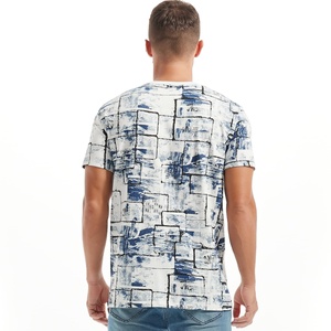 เสื้อยืดผู้ชายลายกราฟิกวินเทจสไตล์เรโทร ผ้าคอตตอนถักเนื้อหนา 100% รับสกรีนโลโก้ - Product Image 5