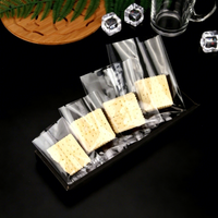 Sac transparent auto-adhésif pour la pâtisserie, pour biscuits, biscuits flocons de neige, biscuits aux canneberges, sac d'emballage