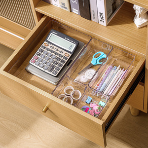 Office Organizer Drawer Dividers Rectangle Standing Type For Desk Cabinet Storage Compartments - Product Image 1