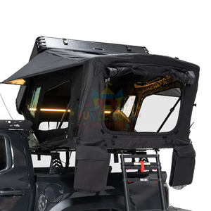 <span class=keywords><strong>Prix</strong></span> d'usine Aluminium Abs <span class=keywords><strong>Camping</strong></span> Hardshell 4 Personnes Tente de Toit de Voiture Hard Shell Tente de Toit pour Voiture Tente de Toit Légère - Product Image 5