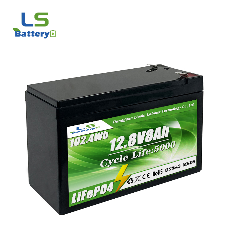 12V 8Ah Rechargeable Motorcycle Lithium Battery UPS 204.8Wh 12V.8 Motorcycle Starter Lead Acid to Lithium Battery