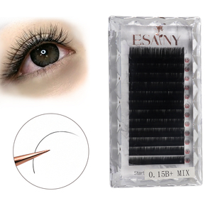 Wholesale High Quality Premium Silk <strong>Mink</strong> Individual <strong>Eyelash</strong> <strong>Extensions</strong> Easy Fan Private Label False <strong>Eyelashes</strong> Russian <strong>Extensions</strong> - Product Image 1