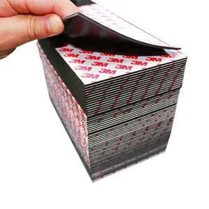 Custom Isotropic Rubber Magnet Sticky Blocks With 3M Strong Adhesive Backing Perfect For DIY