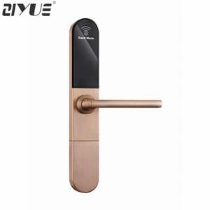 สมาร์ทอลูมิเนียมประตูกระจกบานเลื่อนอิเล็กทรอนิกส์นอก RFID โรงแรมการ์ดล็อคประตู ET918RF - Product Image 2