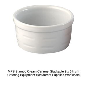 MPS สแตมโป ครีมคาราเมล กล่องซ้อนได้ 9 x 5 ซม. อุปกรณ์จัดเลี้ยง อุปกรณ์ร้านอาหาร ขายส่ง - Product Image 2