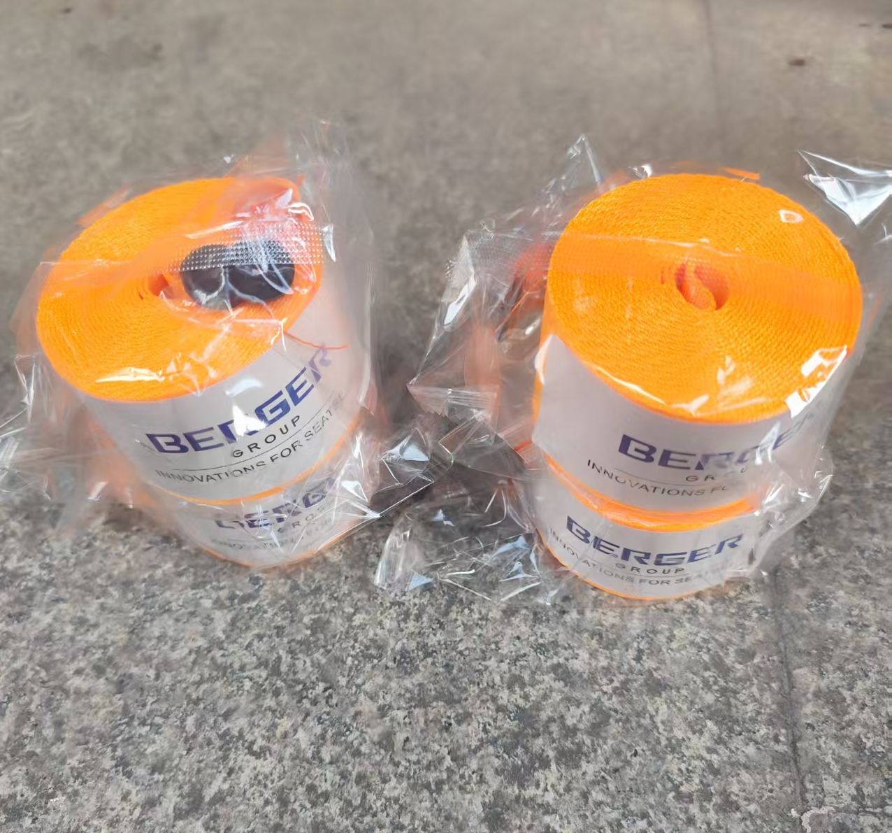 5 rolls of orange