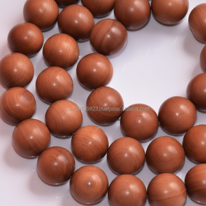 Handmade Eco-Friendly Loose Sandalwood Rosaries Chinese Mala <b>Beads</b> Sweet Woody Fragrance 50+ Years Old Natural Dark Golden Brown - Product Image 1