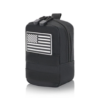 Sac de taille tactique MOLLE, pochette à outils compacte multi-usages pour l'extérieur/camping/chasse, organisateur EDC étanche