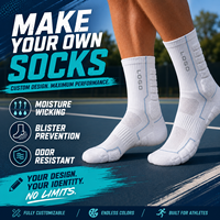 Chaussettes personnalisées avec logo, tricotées, unisexes, pour hommes, chaussettes de sport personnalisées, athlétiques, pour le basketball, la course à pied, respirantes, chaussettes tube personnalisées
