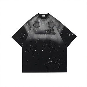 เสื้อยืดคอตตอนหนาน้ำหนัก 230GSM แบบยูนิเซ็กซ์ สไตล์วินเทจ พิมพ์ลาย DTG คอกลม แขนสั้น ระบายอากาศได้ดี กันยับ สตรีทแวร์ - Product Image 1