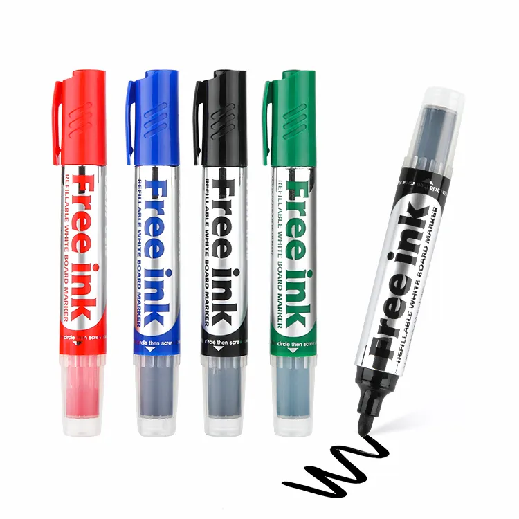 GXIN, marcador de pizarra blanca duradero y de alta calidad, de secado rápido, recargable, rotulador de tinta, rotuladores de borrado en seco para oficina