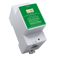 Modul Tasmota IoT ESPHome yang dipasang di rel dengan Wi-Fi dan Daya AC untuk Integrasi Smart Meter pada Platform Home Assistant