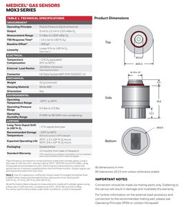 เซ็นเซอร์ออกซิเจนทางการแพทย์เซ็นเซอร์ออกซิเจน1EA MOX3 Honeywell enitech เซ็นเซอร์ O2สำหรับ E3มินเดรย์ E5 VS300 MOX-<span class=keywords><strong>3</strong></span>ออกซิเจน - Product Image 5