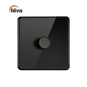<span class=keywords><strong>Niva</strong></span> Custom 1 Gang Dimmer interruttore a muro-levetta in acciaio inossidabile con luce in ottone, Regno Unito Standard 220V 13A per prese elettriche domestiche - Product Image 2