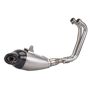 Sistema de escape completo para motocicleta de 51mm, tubo de escape delantero modificado para Yamaha YZF R25 R3, 2015-2023 - Product Image 1
