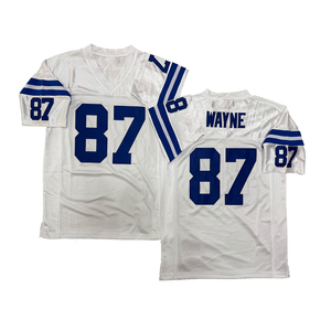 Maglia da rugby da uomo in stile vintage con cuciture Peyton Manning <span class=keywords><strong>Johnny</strong></span> Unitas Dwight Freeney Reggie Wayne S-3XL Spedizione veloce - Product Image 5