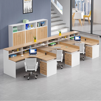 Bureau Bureau Bureau Personnel Bureau Simple Moderne Écran Station Casier Partition Employé Bureau D'ordinateur
