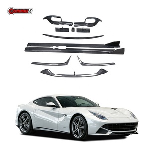 ชุดแต่งไวด์บอดี้คาร์บอนไฟเบอร์สไตล์ RZ สำหรับ Ferrari F12 Berlinetta แพ็คเกจแอโรคาร์บอนเต็มรูปแบบ พร้อมลิ้นหน้า-หลังและสเกิร์ตข้าง - Product Image 1
