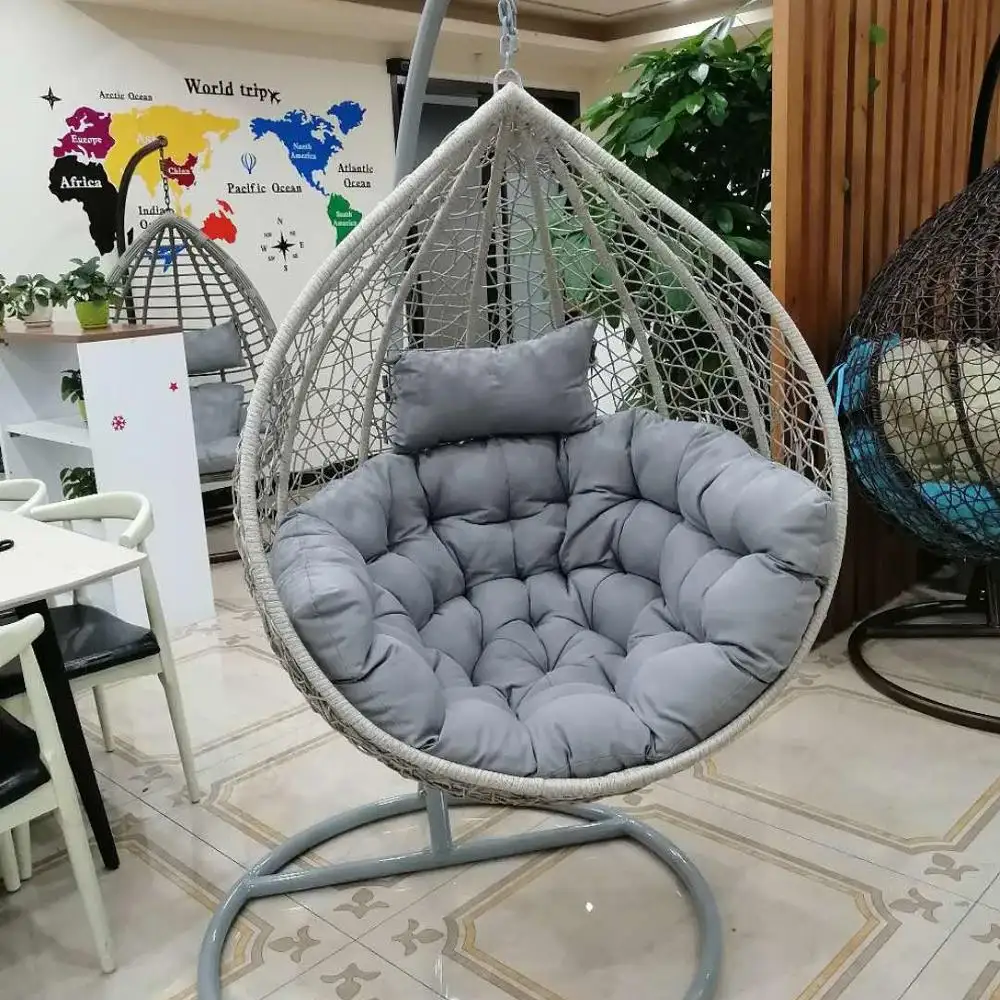 Самая популярная уличная мебель, яичный ротанговый комнатный подвесной стул, кресло-качалка