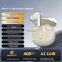 Écouteurs intelligents FuzhongQi S17 BT avec traduction hors ligne/en ligne, réduction de bruit Wi-Fi pour les réunions, longue durée de vie de la batterie, utilisation 24h/24