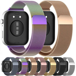Correa de malla de acero inoxidable Upro para Huawei Watch Fit 3, cierre magnético, correas de repuesto para Huawei Fit 4, brazalete de metal milanesa para reloj. - Product Image 1