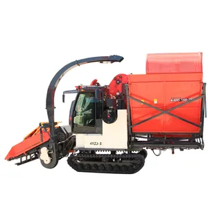 China does not manufacture the welfare of farmers 3 row corn combine harvester caterpillar corn harvester price