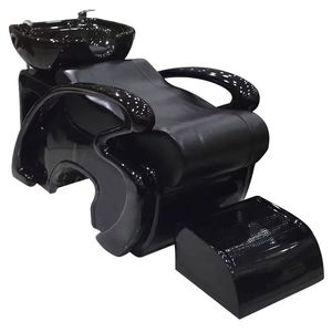 Sillón de Lavado de Cabello Moderno de Cerámica para Salón, Tapizado con Esponja de Alta Densidad, Reposapiés Individual, Estación de Lavado de Cabello Comercial - Product Image 2
