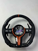 Volant en cuir M Sport pour BMW M2 M3 M4M5M6 F30 F10 F35 F22 E46 E90 E92 F10 F30 F32 E60 Série F Volant de voiture