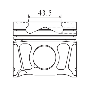 <span class=keywords><strong>4.20</strong></span> A pistone motore ALFIN 4cyl 84.45mm 8711980000 LFL000460 LFL105300 LFL500030 LFL500040 99418600 2014600 0435200 - Product Image 3