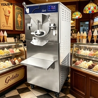 Groothandel 72L/H Grote Capaciteit Watergekoelde Batch Freezer Pro-Taylor Instelbare Overrun Gelatomachine Snelle Koeling voor Bedrijven