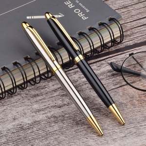 Bolígrafo Ejecutivo Personalizado con Logotipo, Negro Mate, 1.0 mm, Delgado, Diseño Simple, Metálico, Retráctil - Product Image 2