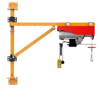 Mini grue murale renforcée, rotative, pliable, petite grue rotative pour la maison