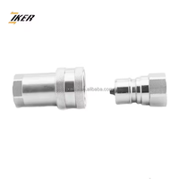 Raccord rapide hydraulique femelle G 1/2'' en acier au carbone 35Mpa, série compatible HANSEN HA15000, pour tracteur