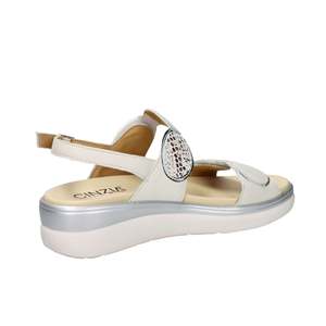 Cinzia Soft Sandales à plateforme pour femmes, couleur blanche, IO20687, chaussures d'été confortables - Product Image 4