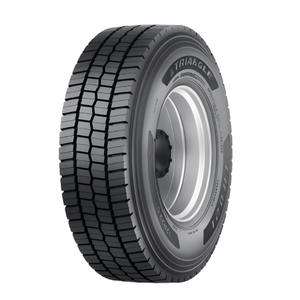 Pneu de camion radial pneumatique neuf TRIANGLE 12R22.5 TRD21 18PR 152/149K en caoutchouc naturel noir - Product Image 1