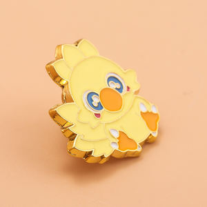 Groothandel Game <span class=keywords><strong>Final</strong></span> <span class=keywords><strong>Fantasy</strong></span> Chocobo Metal Badge Broche Spelden Voor Fans Tas Rugzak Accessoire - Product Image 5