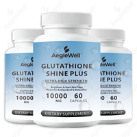 Aegelwell Triple Antioxydant Glutathion avec VC+VE Complément Beauté Anti-Âge Détoxifiant pour Femmes OEM