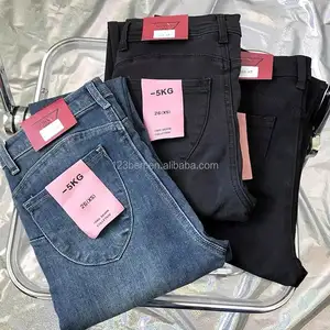2023 vente en gros jeans pour femmes décontracté taille haute jean pantalon dames jean
