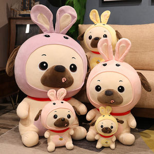 Toptan sevimli köpek uzun kulak <span class=keywords><strong>Bunny</strong></span> tavşan kostüm peluş dolması hayvan oyuncaklar paskalya hediyeler için - Product Image 6