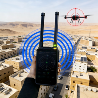 Détecteur de drone FPV portable omnidirectionnel DIY pour UAV