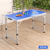 Table pliante extérieure portative d'alliage d'aluminium petite chaise de salle à manger de décrochage de marché de nuit pour le camping pour l'usage extérieur