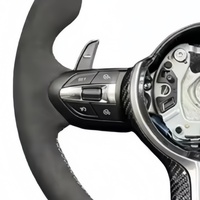 Volant en Suède Complet Style CS avec Garniture Carbone pour BMW F10 F20 F22 F30 F82 F85 F90 F31 M2 F87 M3 F80 M4 X5 F15 E70 E90