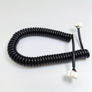 Özel Yüksek Esneklikli Siyah 2 3 4 5 6 7 8 Çekirdekli Yaylı Kablo Pvc/Pur Elektrikli Yaylı Spiral Sarmal Tel Bakır Kablo Molex Kablo - Product Image 5