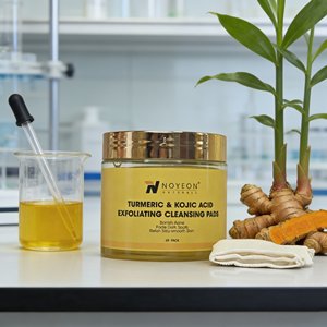 Noyeon Vitamine E & C avec acide kojique, hydratant liquide pour le <span class=keywords><strong>visage</strong></span>, éclaircissant, blanchissant et nourrissant pour les peaux sèches/abîmées - Product Image 3
