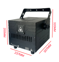 RGBW LED Hochzeits-Bühnenlaser Moving Head Projektionslichter IP33 Dimmbar für DJ KTV Garten Freizeitpark DMX512-Steuerung