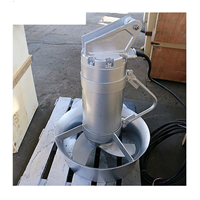 Pompe agitateur submersible pour eaux usées en acier inoxydable 304 avec composants de noyau à membrane pour fosse septique, garantie 1 an